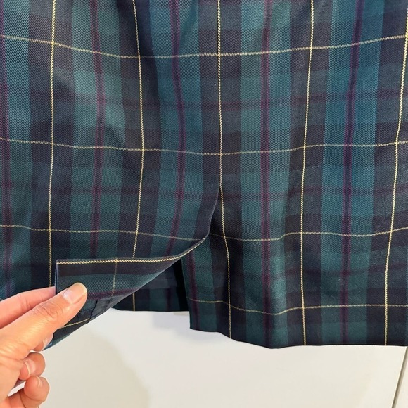 Classiques Entier Plaid Wool Vest and Skirt Set Japan Made L/10 Clueless Preppy - Picture 13 of 14